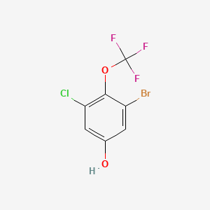 3-Bromo-5-chloro-4-(trifluoromethoxy)phenol