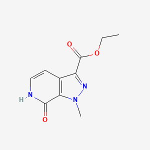 ethyl 1-methyl-7-oxo-6H-pyrazolo[3,4-c]pyridine-3-carboxylate