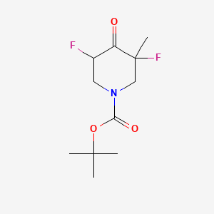 Tert-butyl 3,5-difluoro-3-methyl-4-oxopiperidine-1-carboxylate