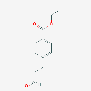 molecular formula C12H14O3 B139144 4-(3-氧代丙基)苯甲酸乙酯 CAS No. 151864-81-2