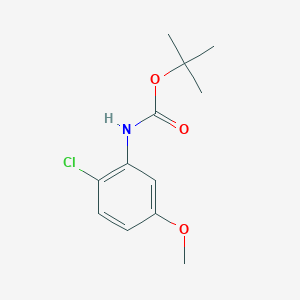 molecular formula C12H16ClNO3 B13914415 Tert-butyl (2-chloro-5-methoxyphenyl)carbamate 