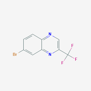 Quinoxaline, 7-bromo-2-(trifluoromethyl)-