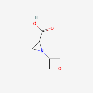 1-(Oxetan-3-yl)aziridine-2-carboxylic acid