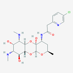 molecular formula C21H31ClN4O7 B13914487 Spectinamide 1599 