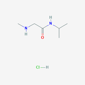 molecular formula C6H15ClN2O B1391449 2-(甲基氨基)-N-(丙-2-基)乙酰胺盐酸盐 CAS No. 1209744-77-3