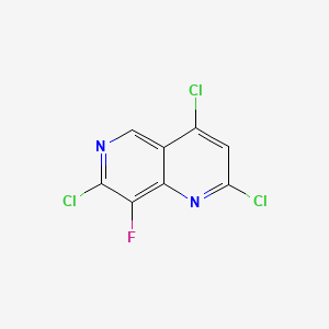 2,4,7-Trichloro-8-fluoro-1,6-naphthyridine