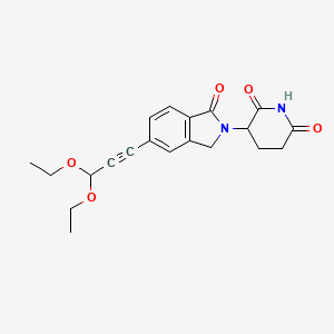 3-[5-(3,3-Diethoxyprop-1-ynyl)-1-oxo-isoindolin-2-yl]piperidine-2,6-dione