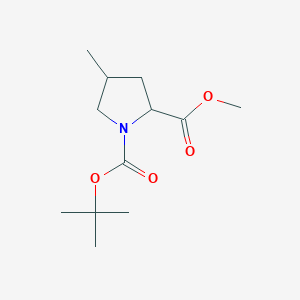 1-tert-Butyl 2-methyl (2R,4S)-4-methylpyrrolidine-1,2-dicarboxylate