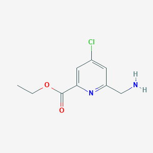 Ethyl 6-(aminomethyl)-4-chloropicolinate