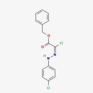 Benzyl 2-chloro-2-[2-(4-chlorophenyl)hydrazono]acetate