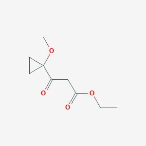 Ethyl 3-(1-methoxycyclopropyl)-3-oxopropanoate