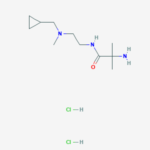 2-amino-N-(2-((cyclopropylmethyl)(methyl)amino)ethyl)-2-methylpropanamide dihydrochloride