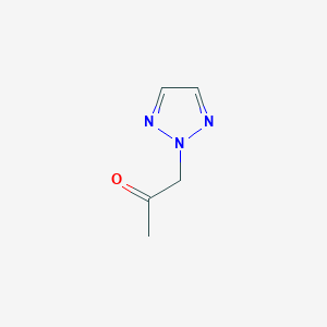 molecular formula C5H7N3O B13914600 1-(2H-1,2,3-Triazol-2-YL)propan-2-one 