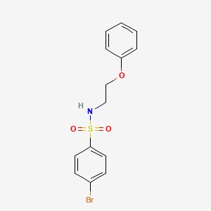 molecular formula C14H14BrNO3S B13914621 4-bromo-N-(2-phenoxyethyl)benzenesulfonamide 