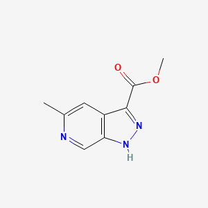 methyl 5-methyl-1H-pyrazolo[3,4-c]pyridine-3-carboxylate