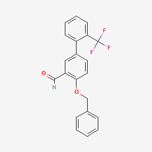 4-(Benzyloxy)-2'-(trifluoromethyl)[1,1'-biphenyl]-3-carbaldehyde