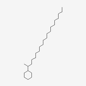 molecular formula C26H52 B13914748 2-Cyclohexyleicosane CAS No. 4443-56-5