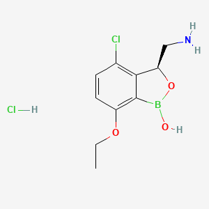 molecular formula C10H14BCl2NO3 B13914752 LeuRS-IN-1 hydrochloride 