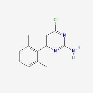 4-Chloro-6-(2,6-dimethylphenyl)pyrimidin-2-amine