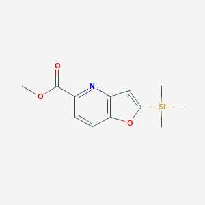 Methyl 2-(trimethylsilyl)furo[3,2-b]pyridine-5-carboxylate