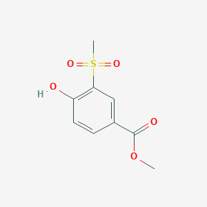 4-Hydroxy-3-methanesulfonyl-benzoic acid methyl ester