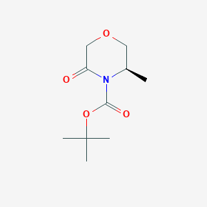 Tert-butyl (3R)-3-methyl-5-oxo-morpholine-4-carboxylate