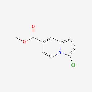 Methyl 3-chloroindolizine-7-carboxylate