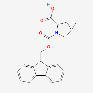 molecular formula C21H19NO4 B1391489 Fmoc-trans-3-azabicyclo[3.1.0]hexane-2-carboxylicacid CAS No. 1219181-14-2