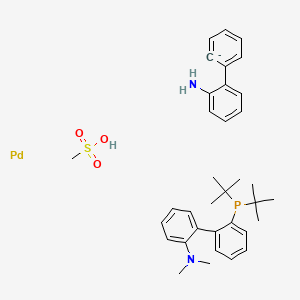 Methanesulfonato2-Di-t-butylphosphino-2'-(N,N-dimethylamino)biphenyl)(2'-amino-1,1'-biphenyl-2-yl)palladium(II)