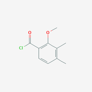 molecular formula C10H11ClO2 B13914920 2-Methoxy-3,4-dimethylbenzoyl chloride 