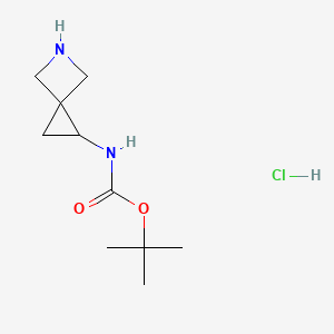 tert-butylN-(5-azaspiro[2.3]hexan-2-yl)carbamate;hydrochloride