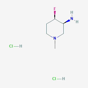 (3S,4R)-4-Fluoro-1-methylpiperidin-3-amine dihydrochloride