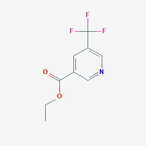 molecular formula C9H8F3NO2 B1391498 Ethyl 5-(trifluoromethyl)nicotinate CAS No. 1060794-89-9