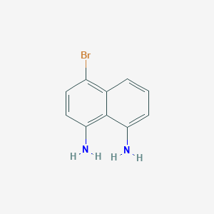 molecular formula C10H9BrN2 B13914984 4-Bromo-1,8-diaminonaphthalene 