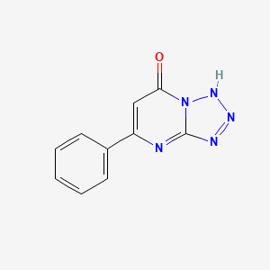 molecular formula C10H7N5O B13915065 5-Phenyltetrazolo[1,5-A]pyrimidin-7-Ol 