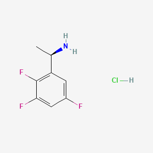 (1R)-1-(2,3,5-trifluorophenyl)ethanamine;hydrochloride