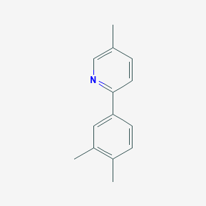 molecular formula C14H15N B13915092 2-(3,4-Dimethylphenyl)-5-methylpyridine 