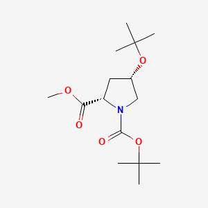 O1-tert-butyl O2-methyl (2S,4S)-4-tert-butoxypyrrolidine-1,2-dicarboxylate