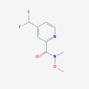 4-(Difluoromethyl)-N-methoxy-N-methyl-2-pyridinecarboxamide