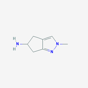 5-Cyclopentapyrazolamine, 2,4,5,6-tetrahydro-2-methyl-