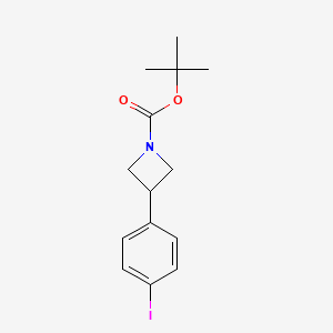 tert-Butyl 3-(4-iodophenyl)azetidine-1-carboxylate