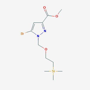 Methyl 5-bromo-1-((2-(trimethylsilyl)ethoxy)methyl)-1H-pyrazole-3-carboxylate