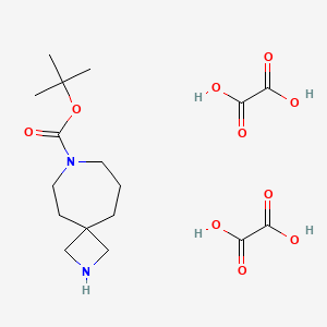 Tert-butyl 2,8-diazaspiro[3.6]decane-8-carboxylate;hemi(oxalic acid)