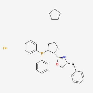 (2S)-1-[(4R)-4,5-Dihydro-4-phenylmethyl-2-oxazolyl]-2-(diphenylphosphino)ferrocene