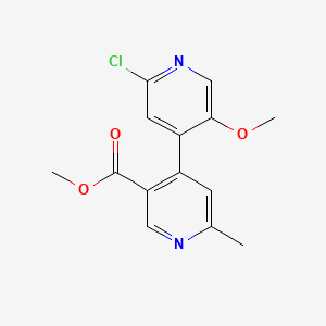 Methyl 2'-chloro-5'-methoxy-6-methyl[4,4'-bipyridine]-3-carboxylate