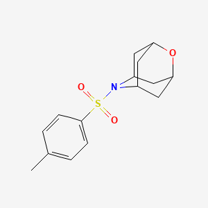 molecular formula C15H19NO3S B1391525 (1r,3s,5R,7S)-6-甲苯磺酰基-2-氧杂-6-氮代金刚烷 CAS No. 35986-02-8