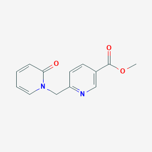 Methyl 6-[(2-oxopyridin-1-yl)methyl]pyridine-3-carboxylate