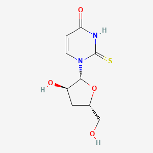 1-[(2R,3R,5S)-3-hydroxy-5-(hydroxymethyl)oxolan-2-yl]-2-sulfanylidenepyrimidin-4-one