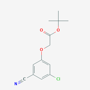 (3-Chloro-5-cyano-phenoxy)-acetic acid tert-butyl ester