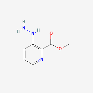 molecular formula C7H9N3O2 B13915336 Methyl 3-hydrazineylpicolinate 